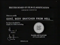 BBFC 15 certificate for Goke, Body Snatcher from Hell