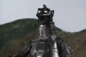 Black Mechagodzilla in Godzilla Island