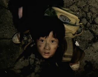 Manafu as a child in GAMERA