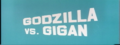Godzilla vs. Gigan
