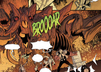 Reanimated Ursogar in the 2025 Godzilla comic