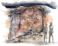 Shobijin cave concept art