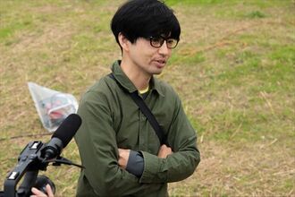 Kogushi directing Kaiju Ward Gallas in 2019