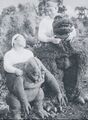 Haruo Nakajima as Godzilla and Masao Fukazawa as Minilla on the set of All Monsters Attack