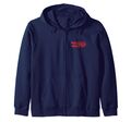 Pencil illustration zip hoodie