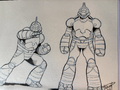 Jet Jaguar x Donatello concept art by Fero Pe