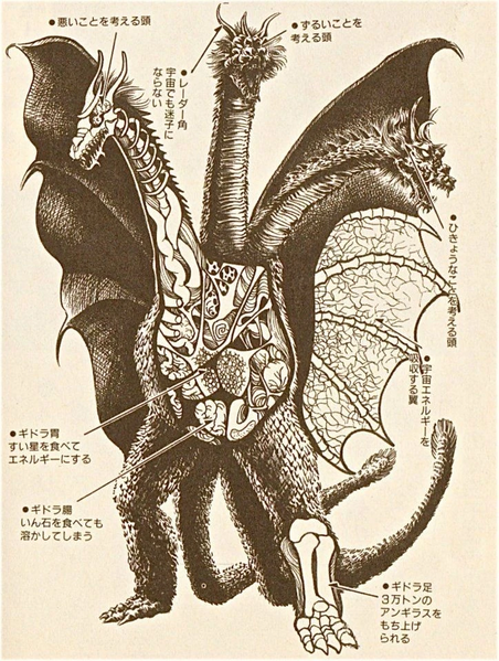 File:Showa King Ghidorah anatomy.png