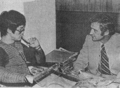 Thomas (right) with Bruce Lee