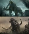 Behemoth concept art by Xu Tianhua, Jin Xiaodi, and Leandre Lagrange