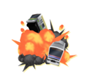 Unmanned Train Bomb