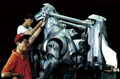 The gimmicked Garuda prop is filmed attaching to Mechagodzilla