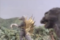 Gigan comes to help Godzilla a second time