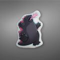 Godzilla toon pillow