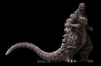 Production image of Godzilla for G vs. G