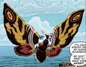 Mothra in Godzilla (2012 comic)