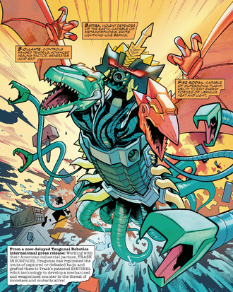 The Tri-Sentinelmechakaiju in Godzilla vs. X-Men