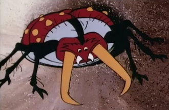 The Giant Antlion in Hanna-Barbera's Godzilla