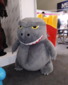 The Godzilla 4 Foot Phunny Push on display at Toy Fair 2019