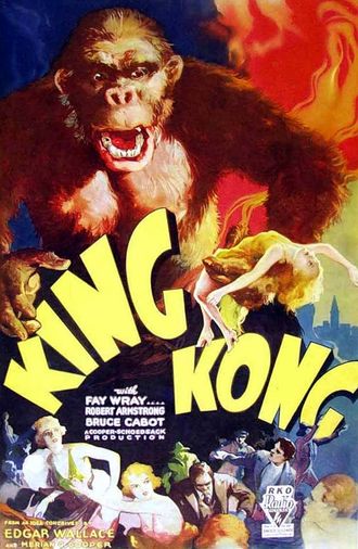 Theatrical poster for King Kong