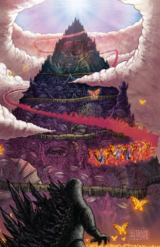 The God-mountain in Godzilla in Hell