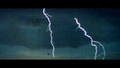 Kong wakes up after being struck by a lightning bolt