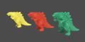 Bandai Godzilla 2017 theater exclusive minifigures