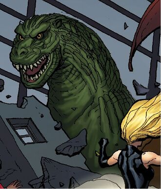Godzilla in Mighty Avengers #1