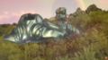 Hedorah launches his flying form