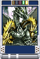 Mecha-King Ghidorah's card from Godzilla: Trading Battle