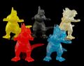 Bandai advance ticket Godzilla 2000 figures