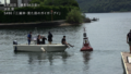Filming in Lake Hamana on June 20, 2022