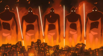 Giant Warriors in Nausicaä of the Valley of the Wind