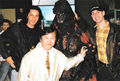 Emmerich, Patrick Tatopoulos and Koichi Kawakita with the DesuGoji