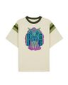 Brain Dead x Godzilla Mothra Pique Football T-shirt - Natural
