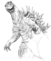 Godzilla concept art