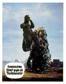 German Godzilla vs. Hedorah lobby card