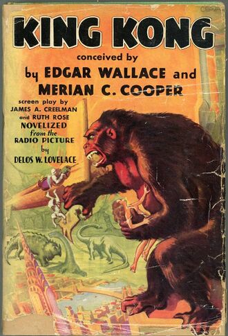 The front cover of the original edition of the novelization