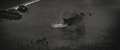 A United States B-29 Superfortress overflying Sagami Bay immediately after Operation Wada Tsumi's success