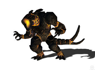 Obsidius in Godzilla: Unleashed for the Wii