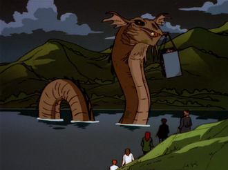 The adult Loch Ness Monster in Godzilla: The Series