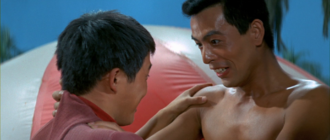 Yata (right) hugs his bother (left)