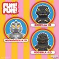 Godzilla (1989), Mechagodzilla (1993), and Godzilla (2023)
