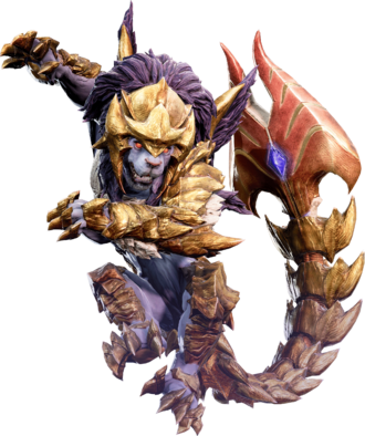 Balzarr as he appears in Gigabash