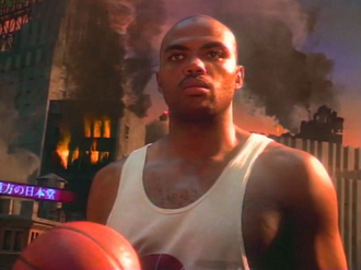 Charles Barkley in "Godzilla vs. Charles Barkley"