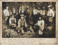 A photograph of the 1935 expedition team, likely taken by Carl Denham