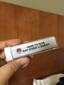 Rechargeable power stick received by customers who ordered a mixture of all six flavors