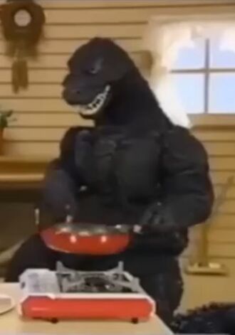 The adult Godzilla in Get Going! Godzilland