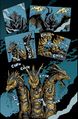 Monster X transforms into Keizer Ghidorah in Godzilla #13