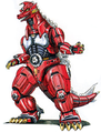 Mechagodzilla concept art by Minoru Yoshida