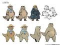 Minilla concept art for Godzilla: Monster Island Summer Camp